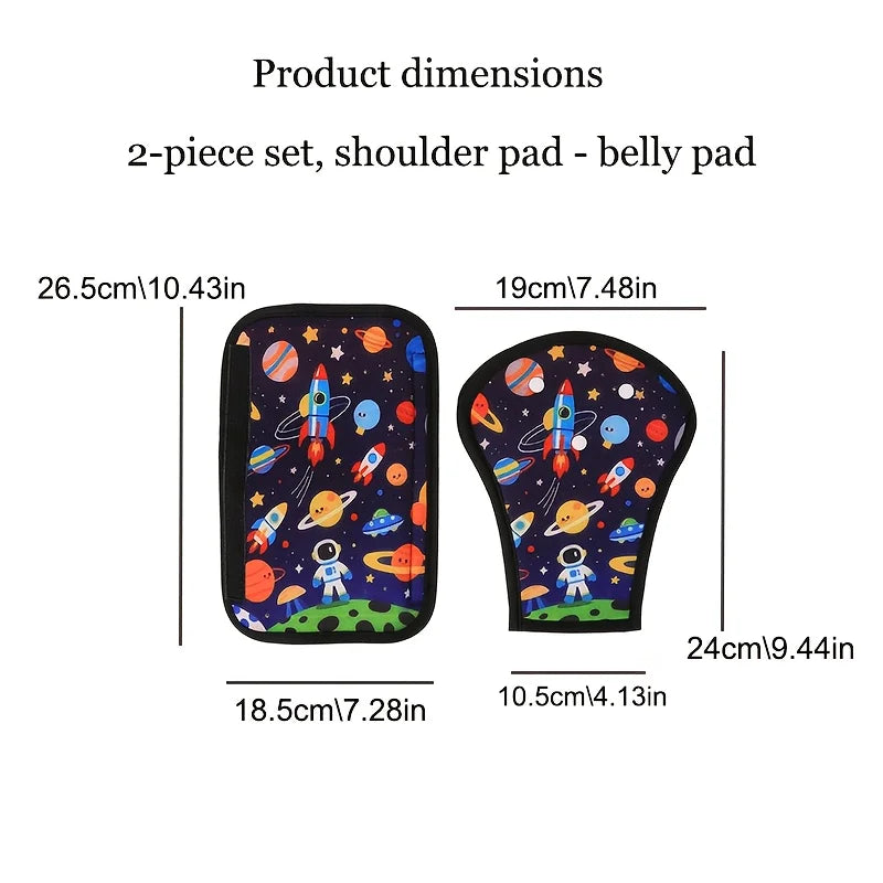 Adjustable Car Seat Belt Comfort Pad for Kids