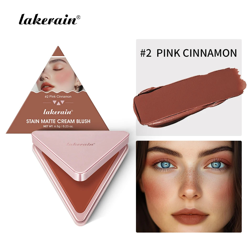 2-in-1 Cream and Powder Blush Palette for Radiant Cheek Makeup - 30