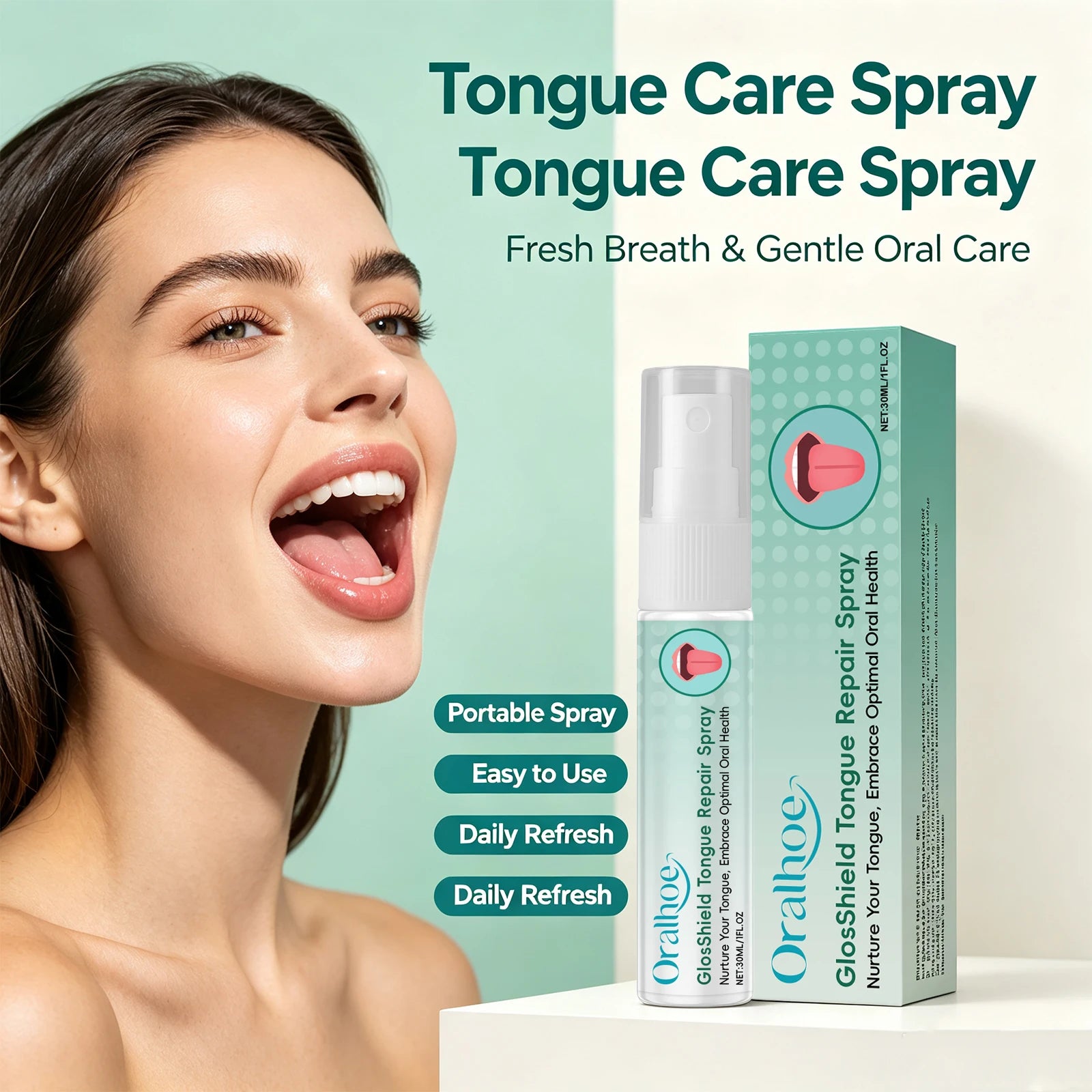 Tongue Repair Spray for Fresh Breath and Oral Comfort - 2