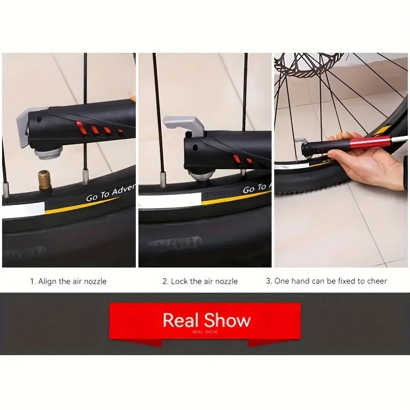 Portable Emergency Bike Tire Repair Kit with Pump