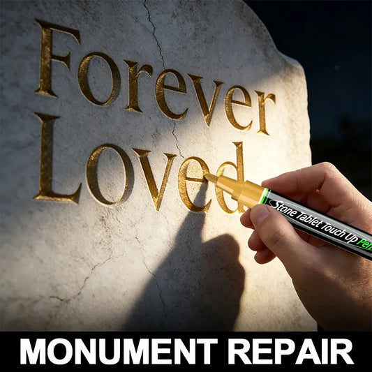 Gold Waterproof Tombstone and Monument Inscription Repair Pen