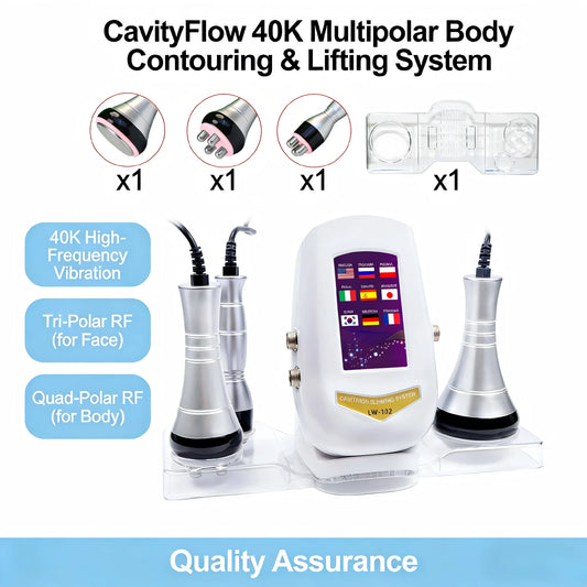 40K Ultrasonic Cavitation and RF Body Slimming and Lifting Machine
