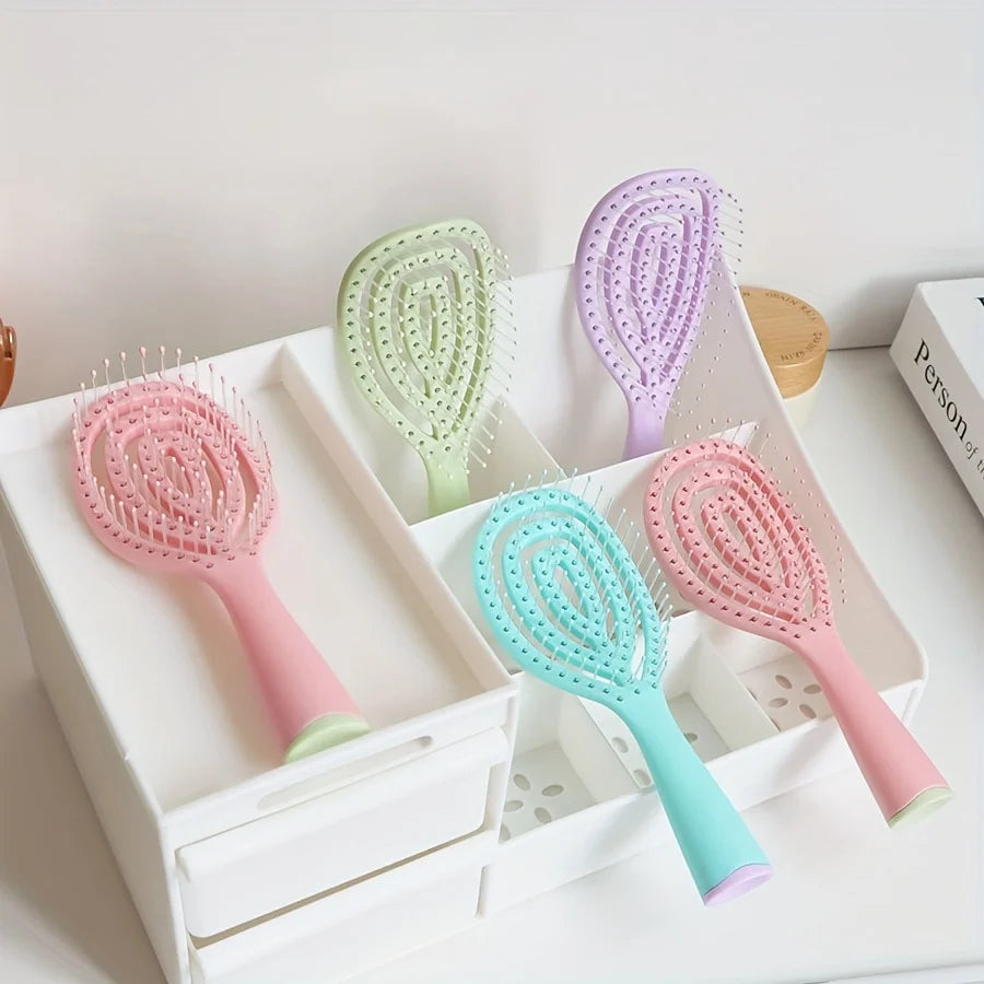 Vented Spiral Detangling Hair Brush for Wet and Dry Hair - 3