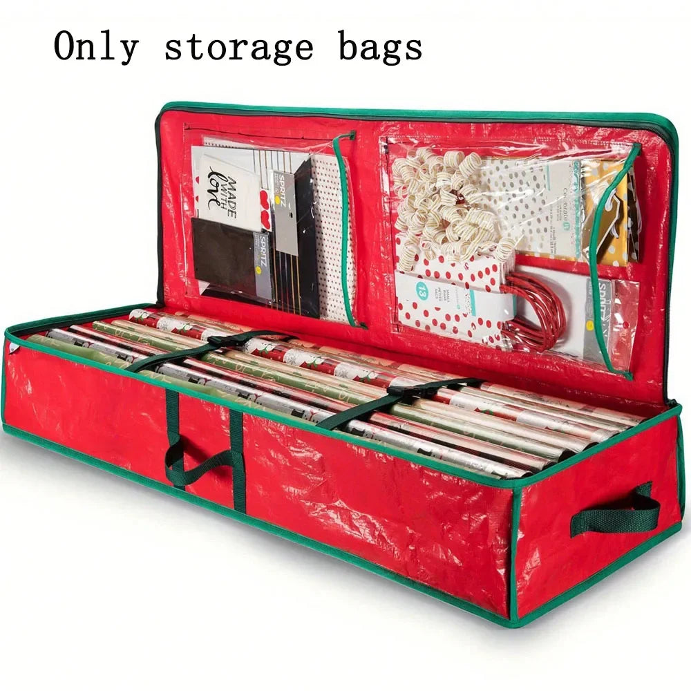 Wrapping Paper Storage Organizer for Holiday Gift Supplies