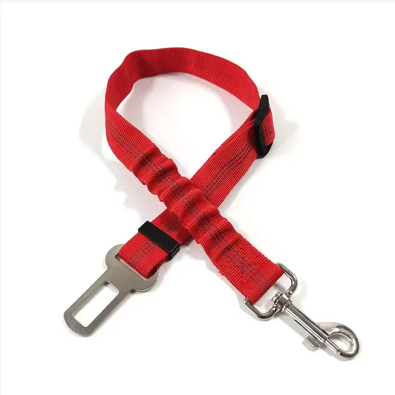 Reflective Adjustable Dog Seat Belt for Car Travel