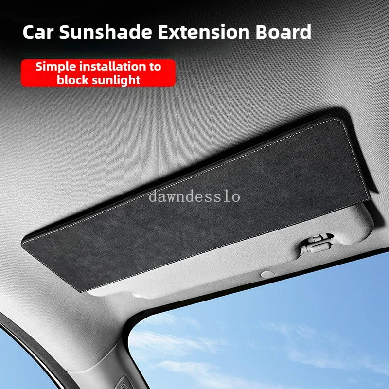 Anti-Glare Car Sun Visor Extension Shield
