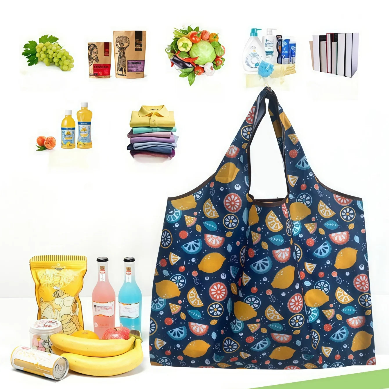 Large Foldable Reusable Grocery Shopping Bag - 4