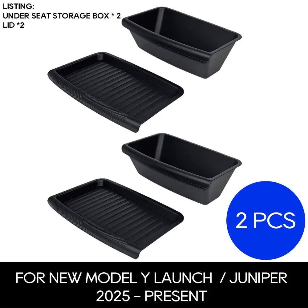 Under Seat Storage Organizer Drawer for 2025 Model Y