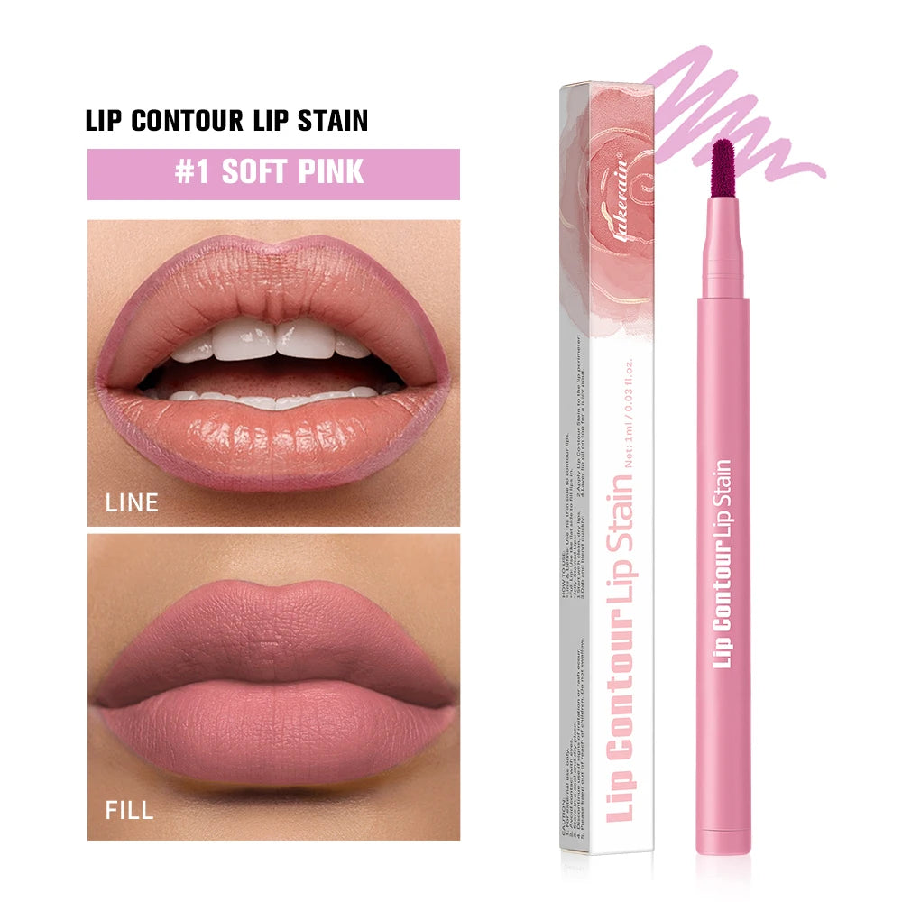 Dual-Ended Matte Lip Contour Stain and Liner Pencil - 34