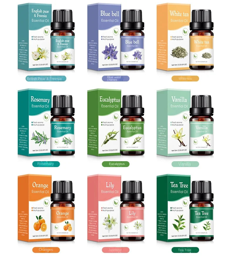 18 Scents Essential Oil Set for Aroma Diffuser and Air Humidifier - 13