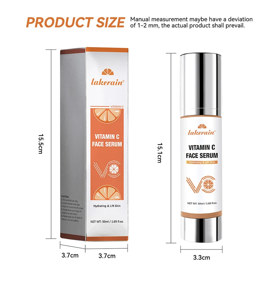 Brightening Vitamin C Facial Serum for Hydration and Firming