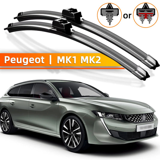 Front Windshield Wiper Blade Set for Peugeot 508 and 508SW