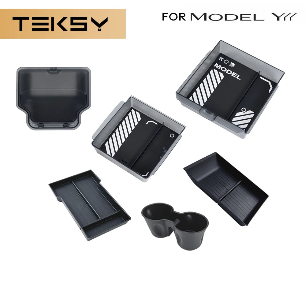 Interior Armrest Storage Organizer for Model Y