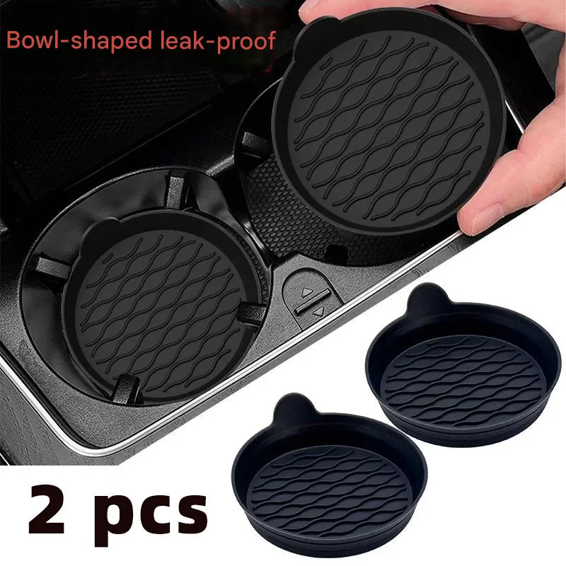 Universal Non-Slip Silicone Car Cup Holder Insert Mat