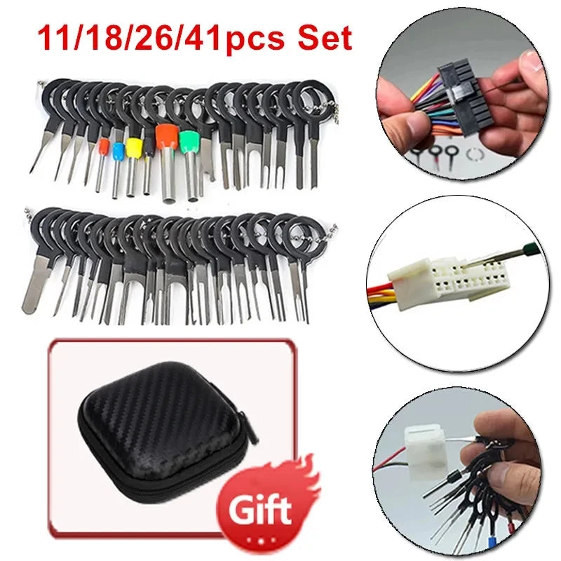 Car Terminal Removal Tool Kit Pin Ejector Wire Connector Extractor