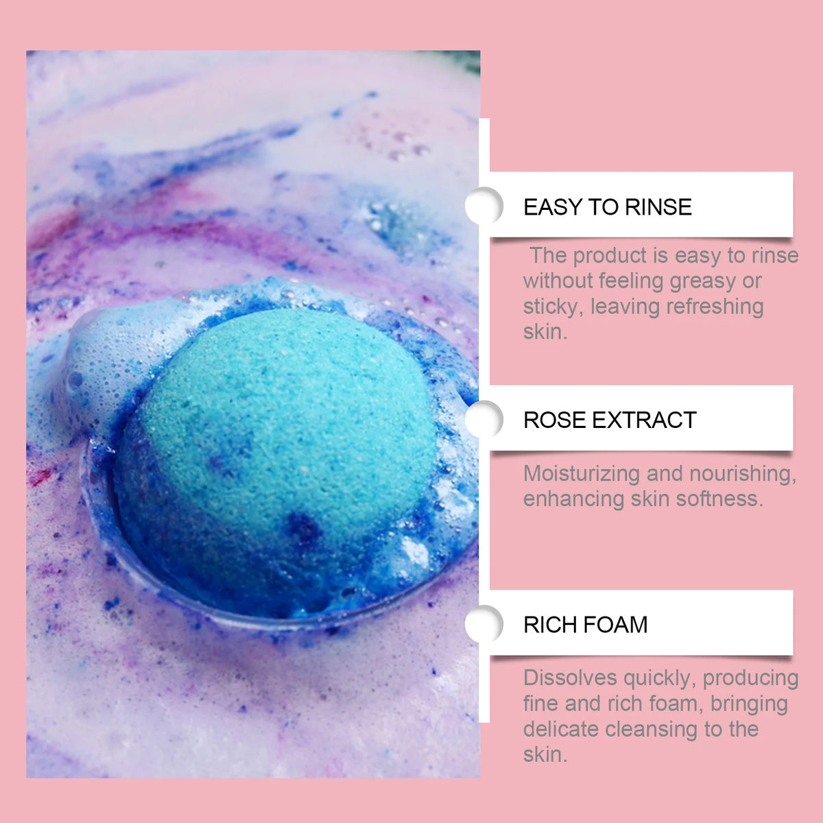 Aromatherapy Moisturizing Bath Bombs for Relaxation and Skin Care