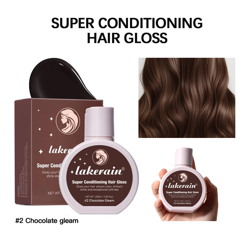 Conditioning Hair Gloss for Color Enhancement and Shine