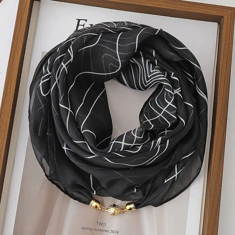 Magnetic Knot-Free Fashion Neck Scarf