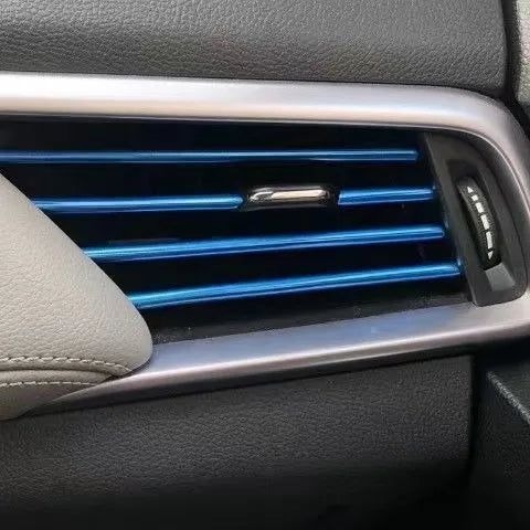 10PCS Car Air Vent Trim Strips Interior Decoration Outlet Moulding - 15