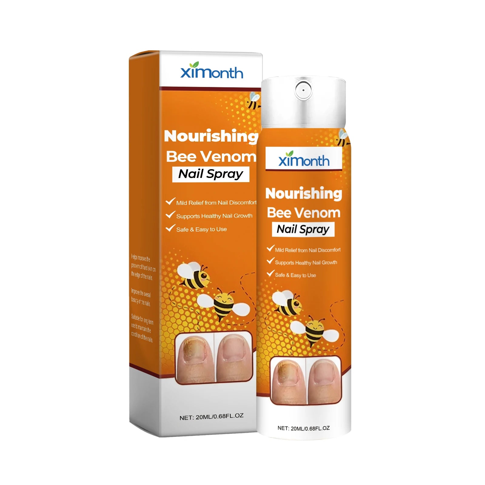 Bee Venom Nourishing Nail Spray for Brittle and Discolored Nails - 16
