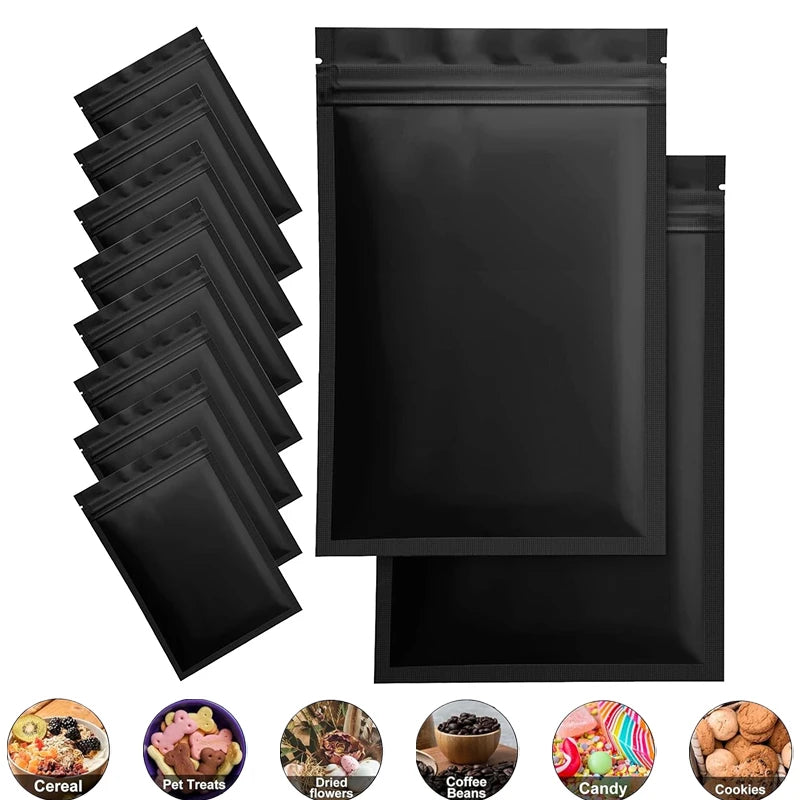 Frosted Self-Sealing Smell-Proof Storage Bags