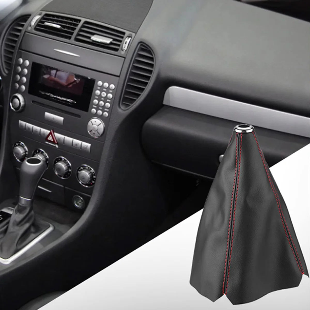 Universal Leather Car Gear Shift Knob Boot Cover