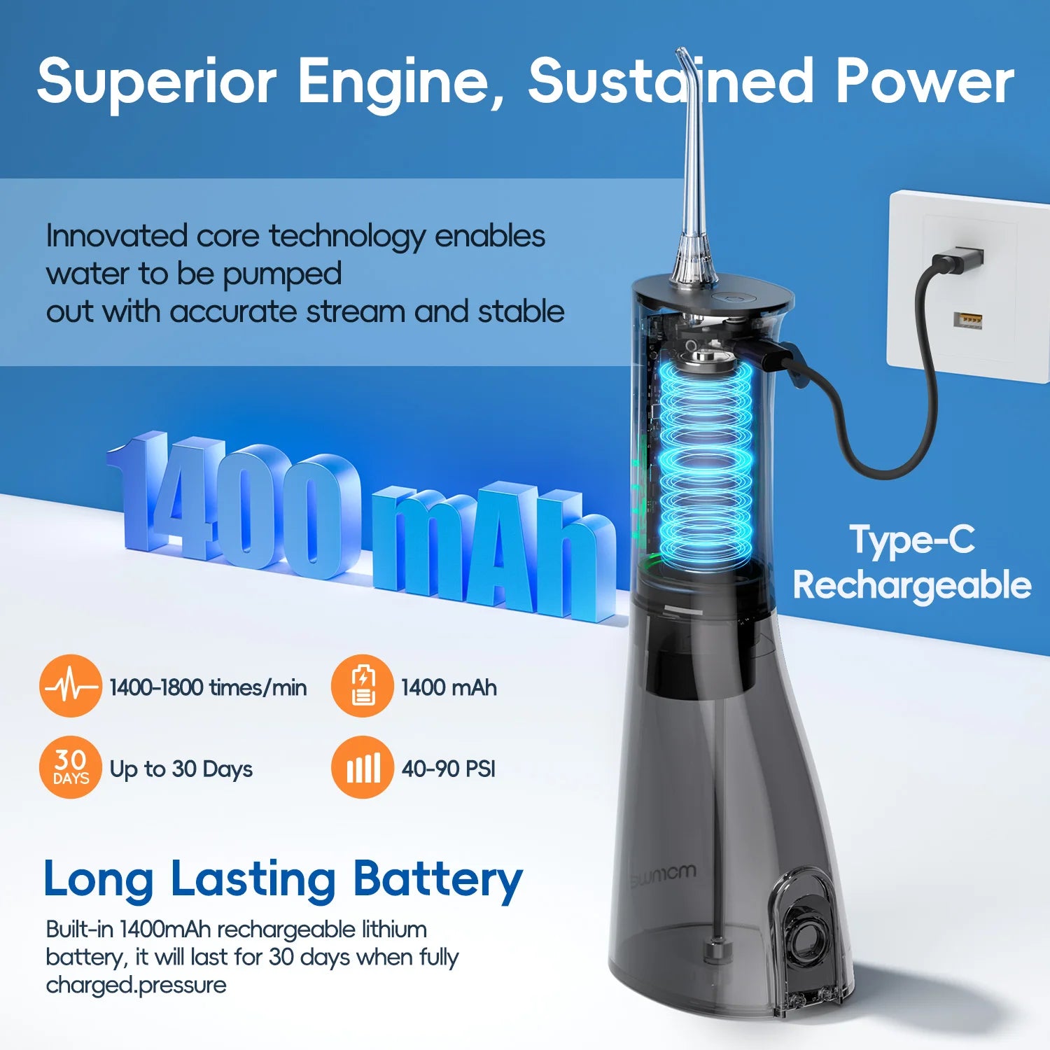 Electric Toothbrush and Water Flosser Oral Care Kit - 2