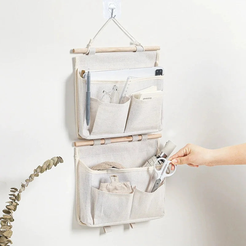 Wall Mounted Hanging Storage Organizer for Bedroom and Dorm