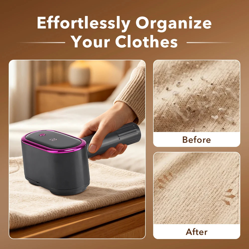 5-Speed Rechargeable Electric Fabric Shaver and Lint Remover - 6