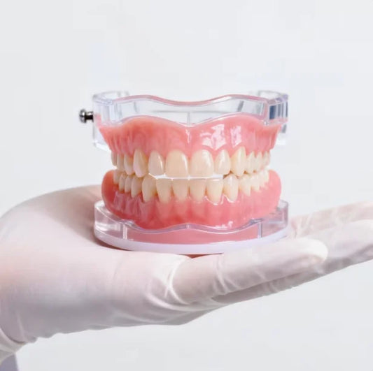 Comfort Fit Silicone Denture Set for Natural Looking Smile