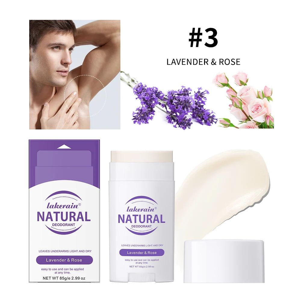 Long-Lasting Natural Solid Deodorant Stick for Freshness - 21