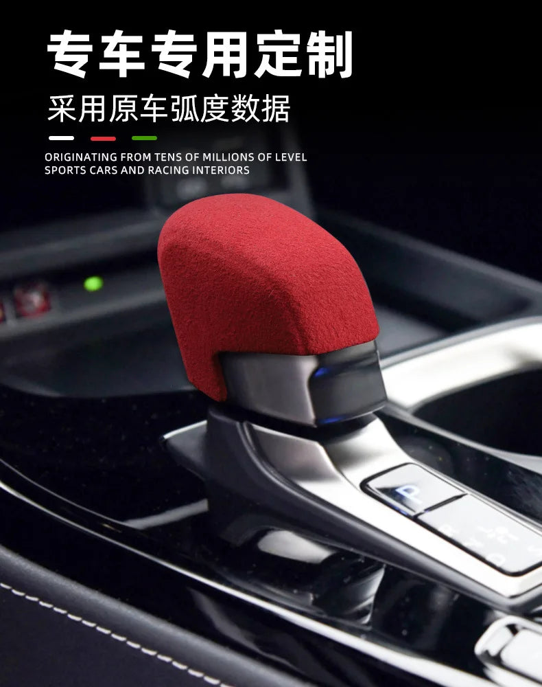 Suede Gear Shift Knob Cover for Lexus NX RX LM - 10