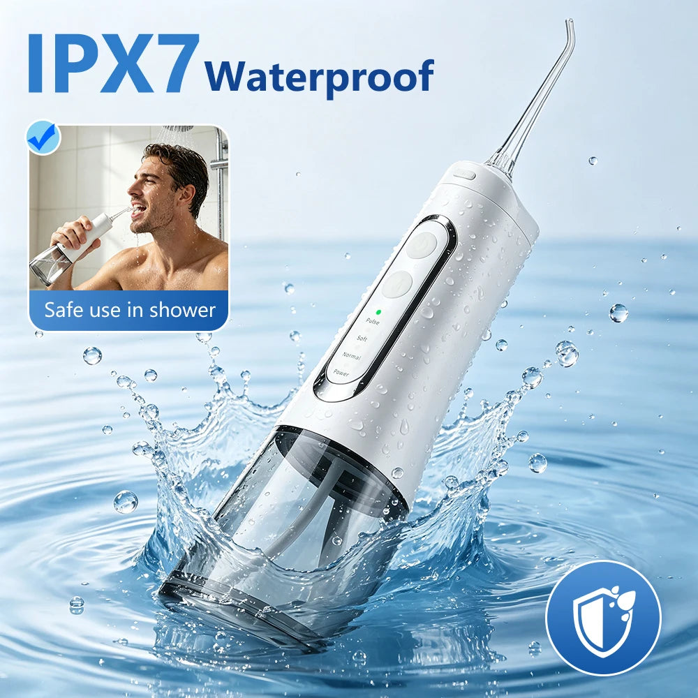 Cordless Water Dental Flosser for Teeth and Braces Cleaning - 9