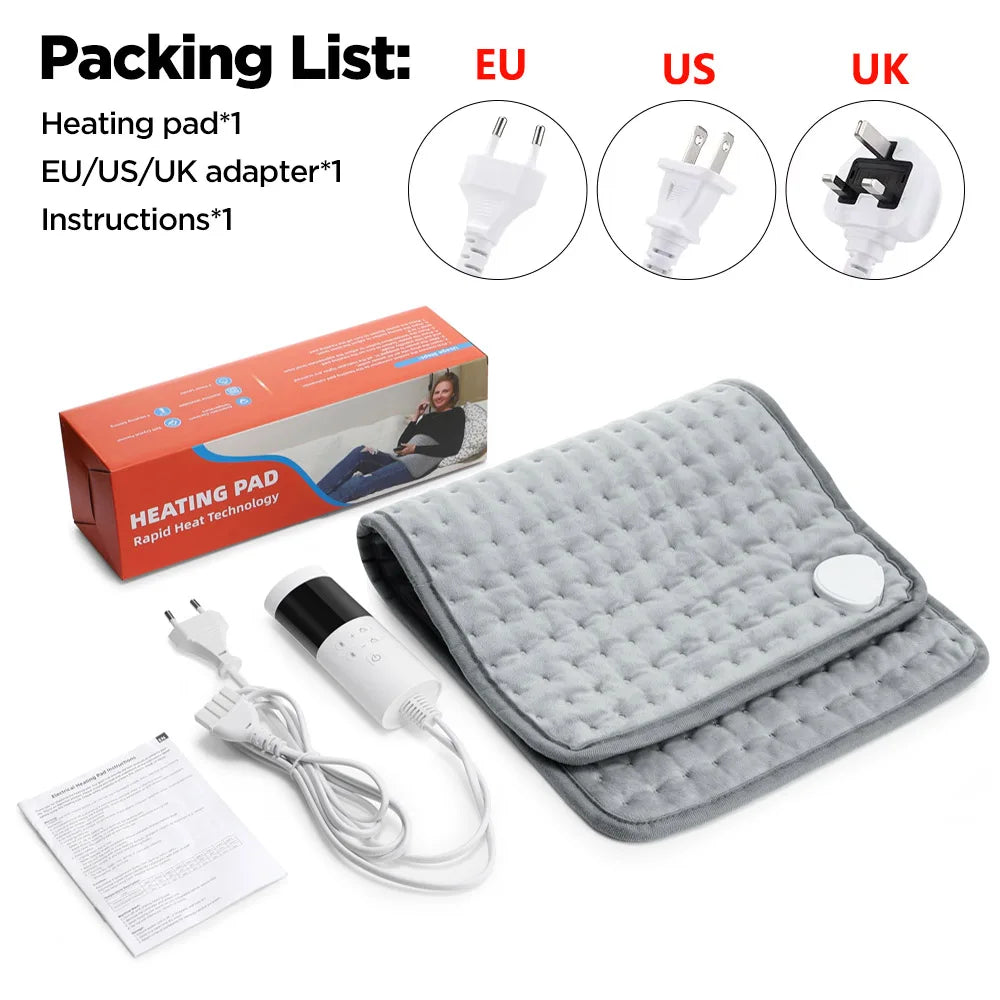 Electric Heating Pad for Pain Relief and Warmth - 28