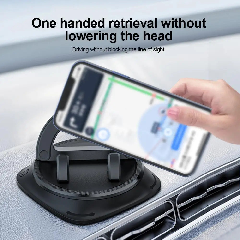 360-Degree Rotating Dashboard Car Phone Holder Stand