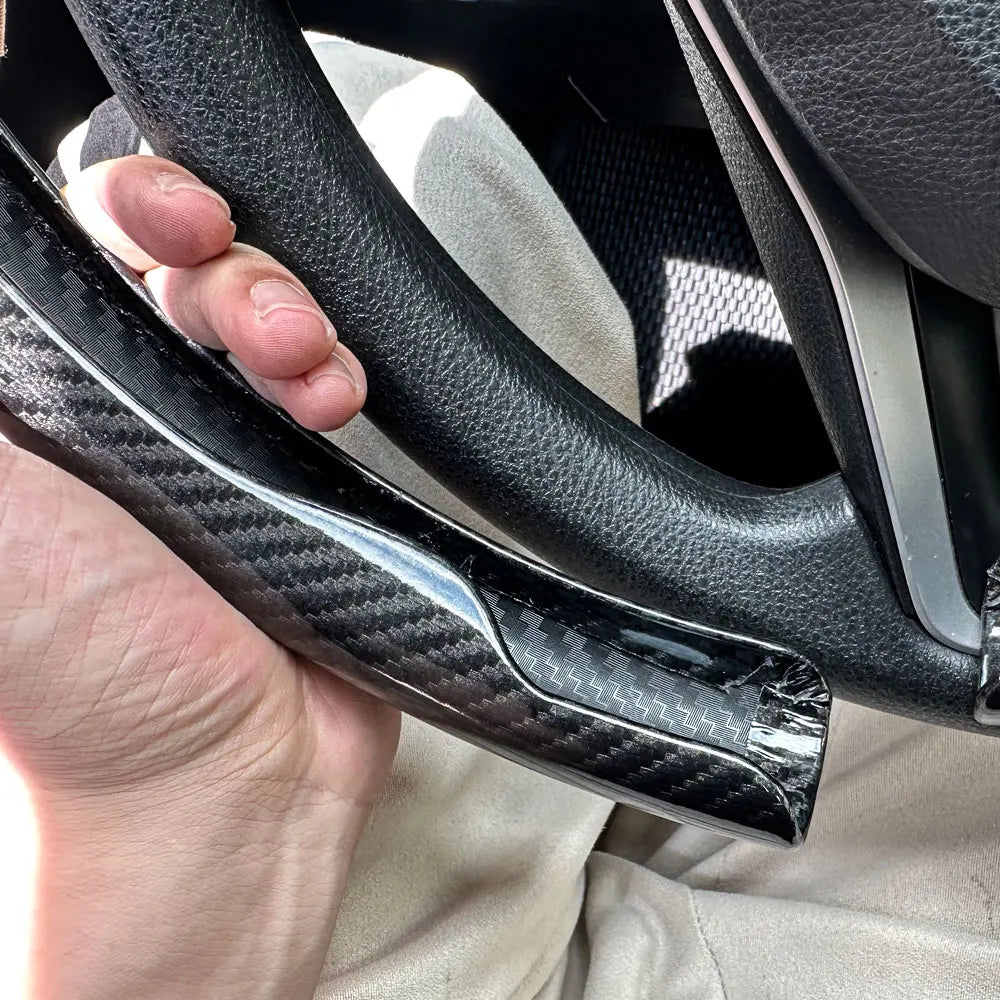 Universal Carbon Fiber Steering Wheel Cover for All Seasons
