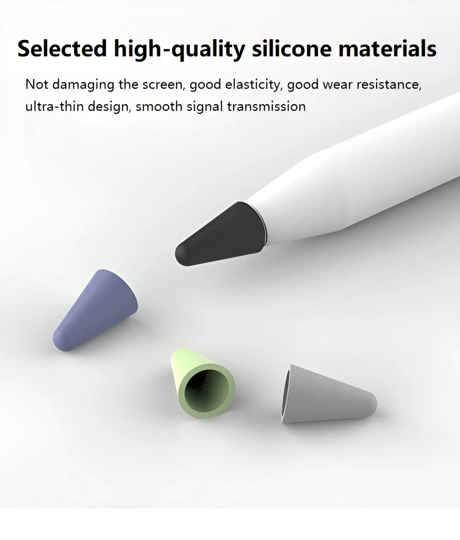 Silicone Protective Pen Tip Covers for Stylus - 2