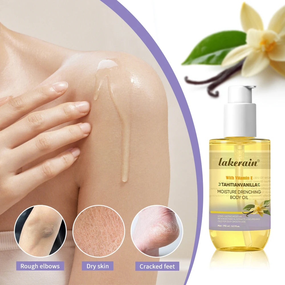 Vanilla Hydrating Body Oil for Dry Skin - 3