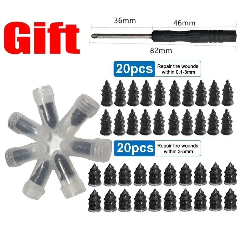 Emergency Rubber Tire Puncture Repair Nails for Vehicles - 13