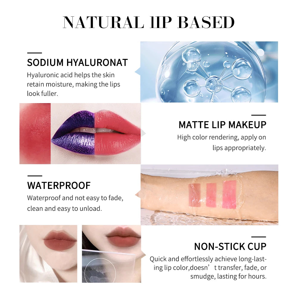 Long-Lasting Peel-Off Waterproof Lip Stain - 5