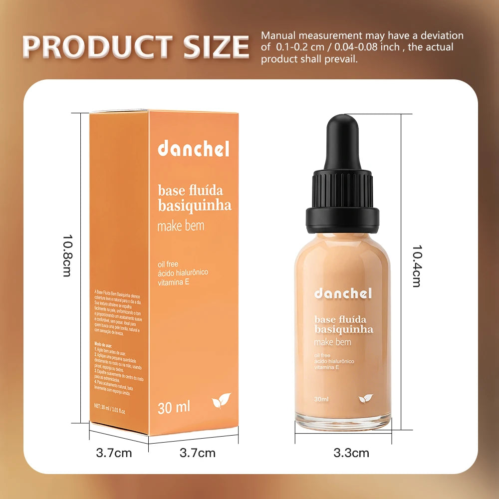 Matte Lightweight Liquid Foundation for Natural Pore-Minimizing Coverage