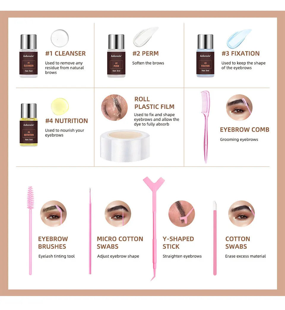 Professional Brow Lamination Lift Kit for Perfect Eyebrows