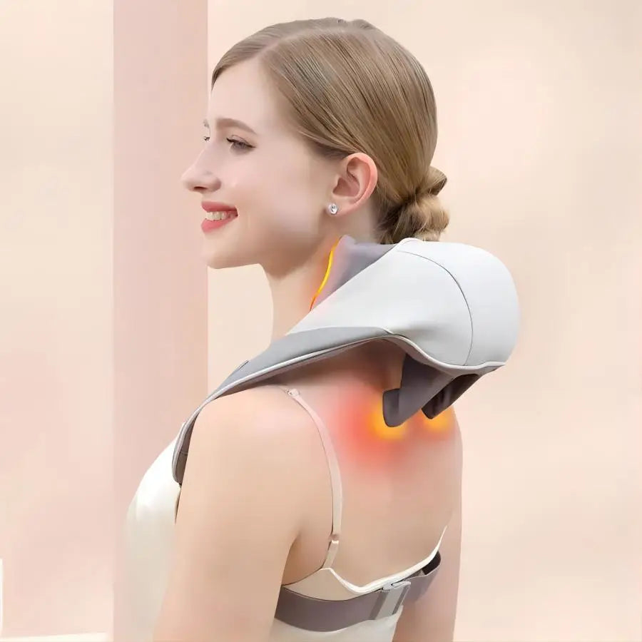 Wireless 6D Heated Neck and Shoulder Deep Tissue Massager