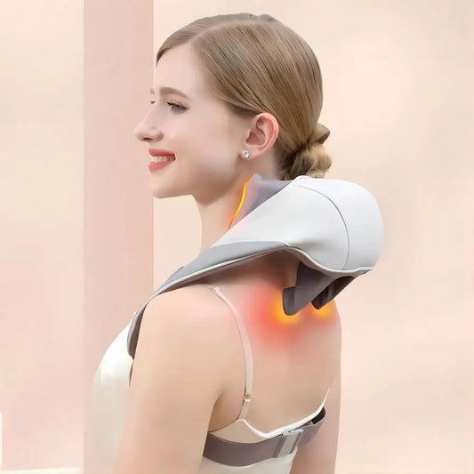 Wireless 6D Heated Neck and Shoulder Deep Tissue Massager