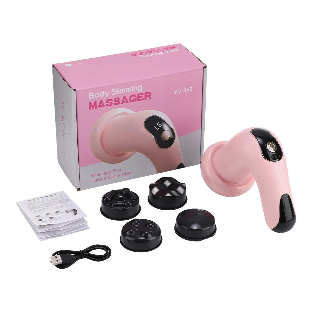 Electric Handheld Body Slimming and Anti-Cellulite Massage Device - 12