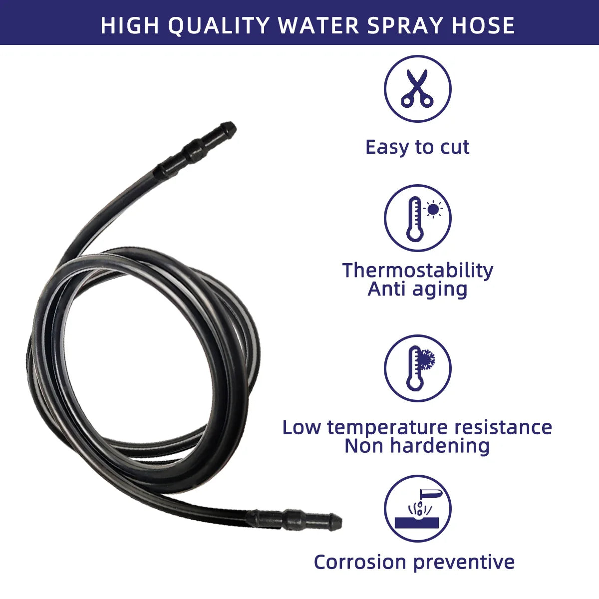 Universal Windshield Washer Fluid Hose Replacement Kit