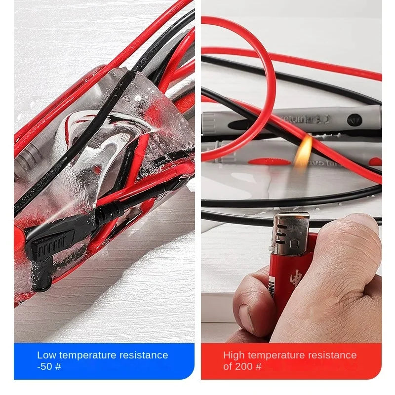 Digital Multimeter Needle Tip Probe Test Leads - 4