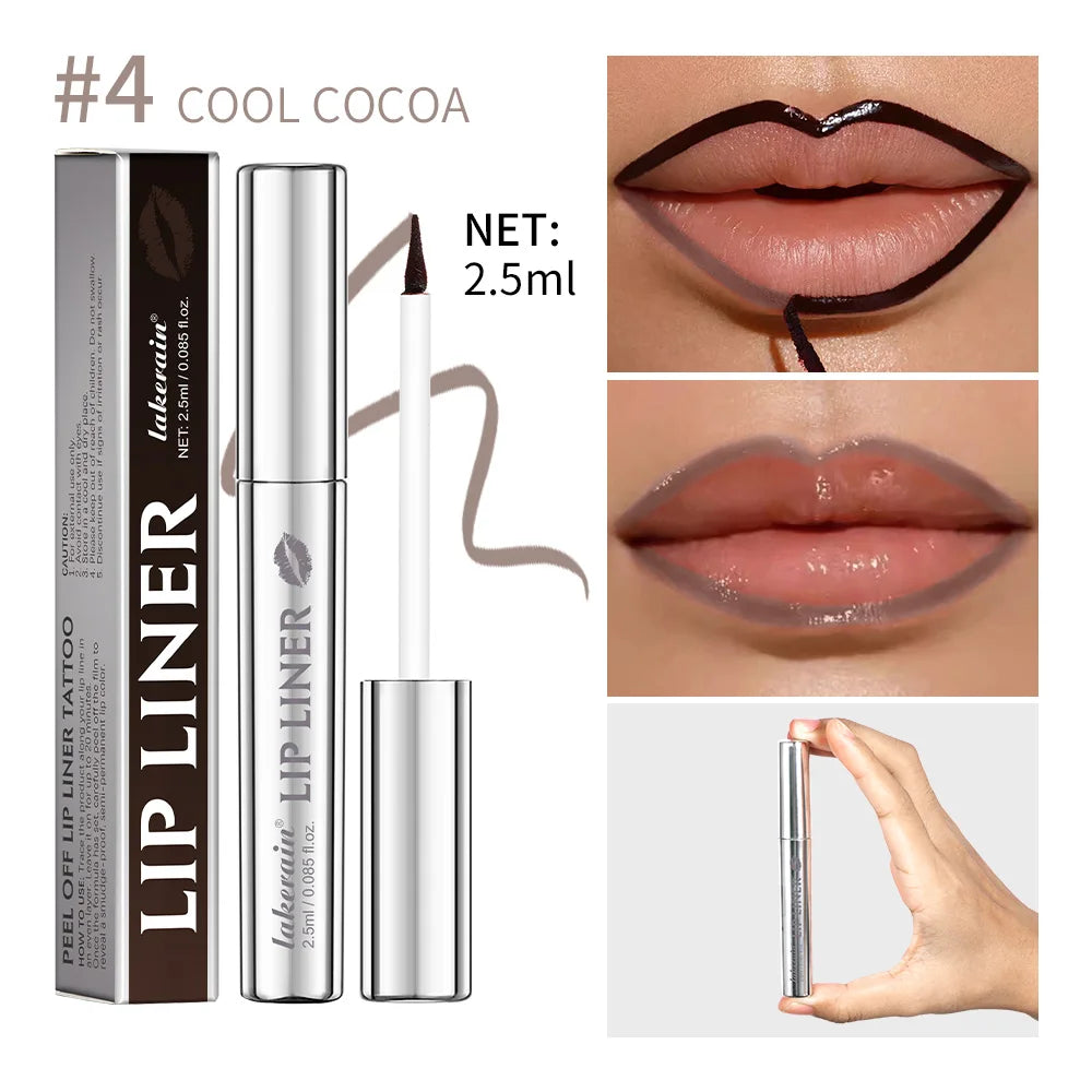 Waterproof Peel-Off Tattoo Lip Liner Stain - 24