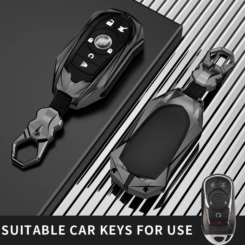Protective Galvanized Alloy Key Fob Cover for Buick - 20