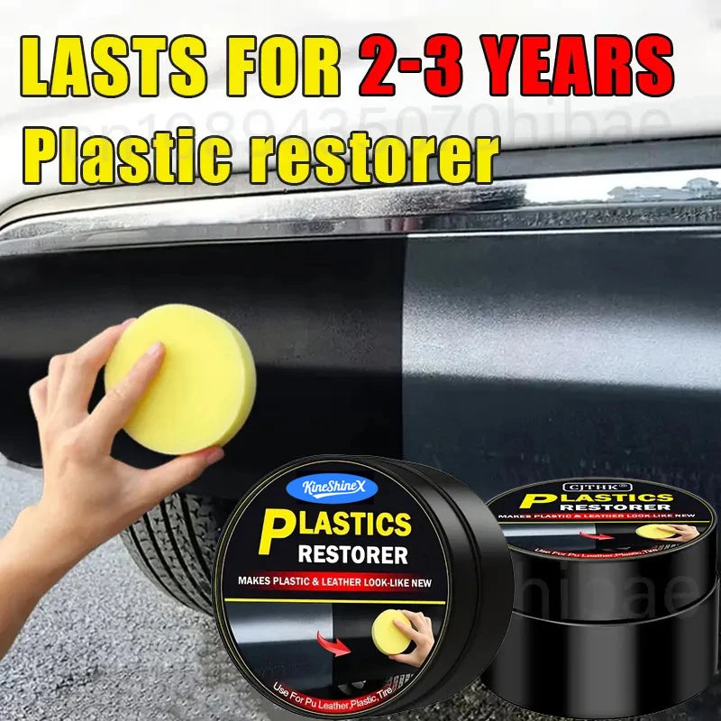 Car Plastic and Leather Trim Restorer Coating - 1